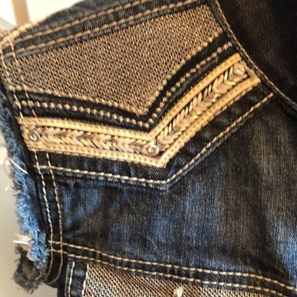 Vigoss bling jean vest sz S - Picture 3 of 4